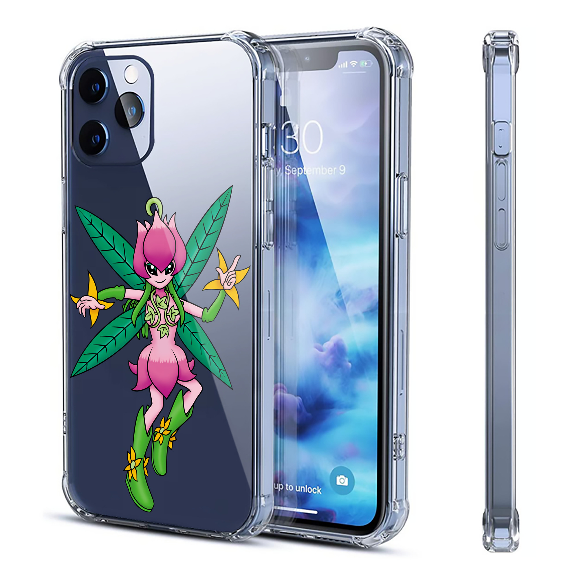 （画像用） Digimon デジタルモンスター/デジモン 【iPhone 12シリーズ対応】透明スマホケース（クリアソフトケース）